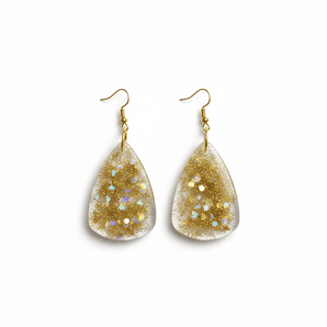 Eco Conscious Sequin Resin Earrings