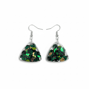 Eco Conscious Sequin Resin Earrings