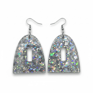 Eco Conscious Sequin Resin Earrings