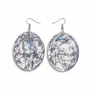 Eco Conscious Sequin Resin Earrings