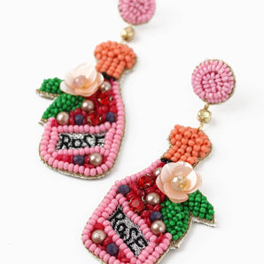 ROSE BOTTLE EARRINGS