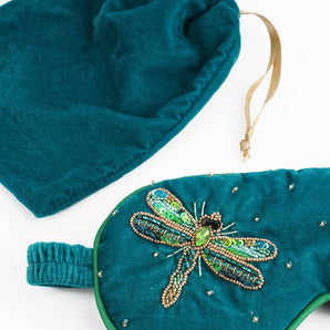 BLUE DRAGONFLY SLEEP EYE MASK