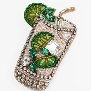 SPARKLY MOJITO BROOCH