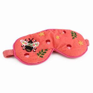 FLORAL BEE SLEEP EYE MASK