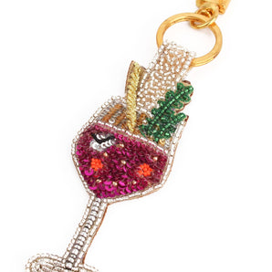 PINK FIZZ KEYRING/BAG CHARM